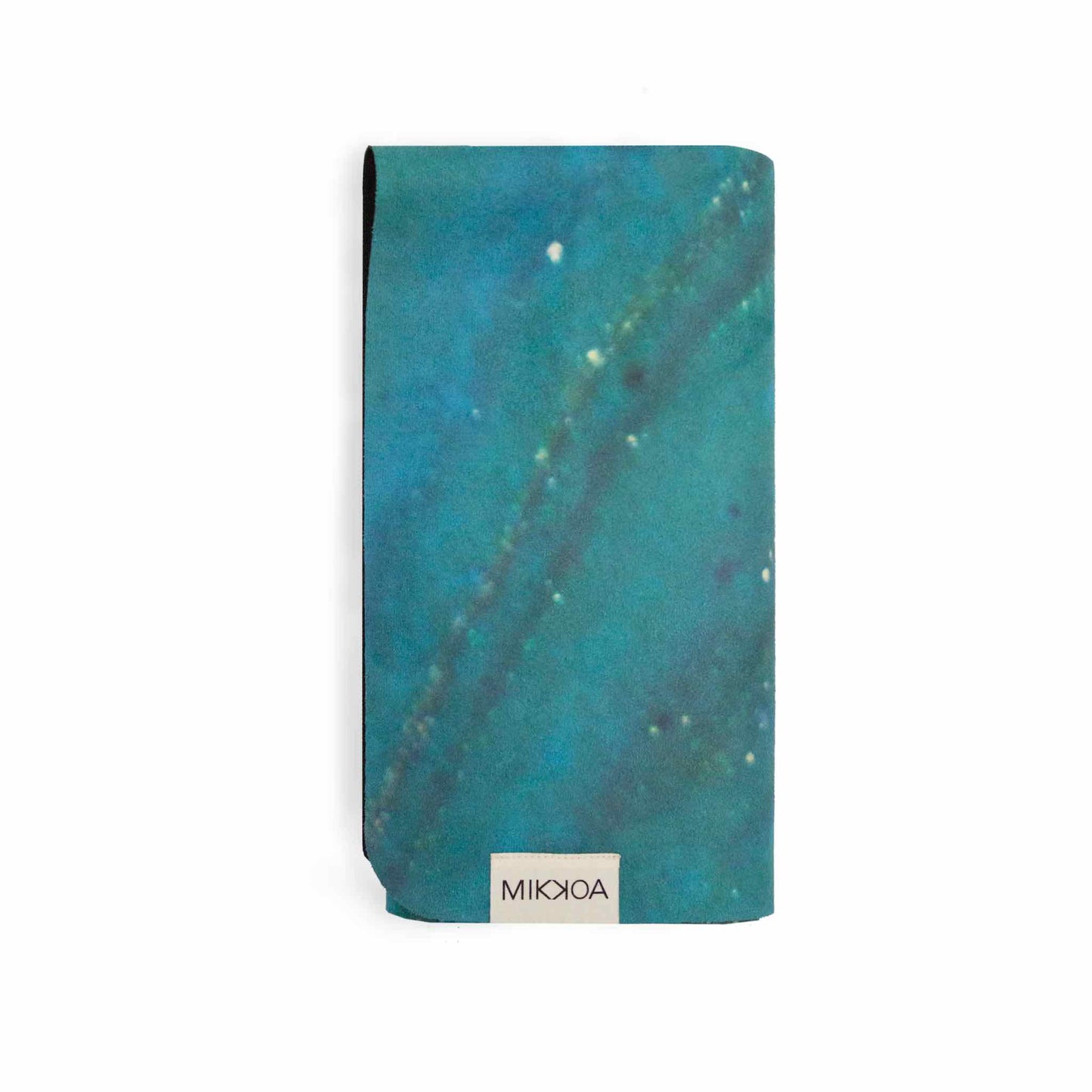 Foldable Travel Yoga Mat-Folded Aqua Yoga Mat-Mikkoa Galaxy Aurora Travel Yoga Mat