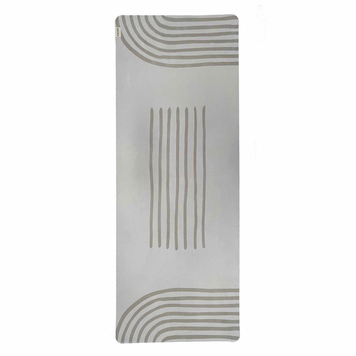 Lightweight Yoga Mat-Stripe Yoga Mat Open Image-Mikkoa Cosmic Flow Travel Yoga Mat