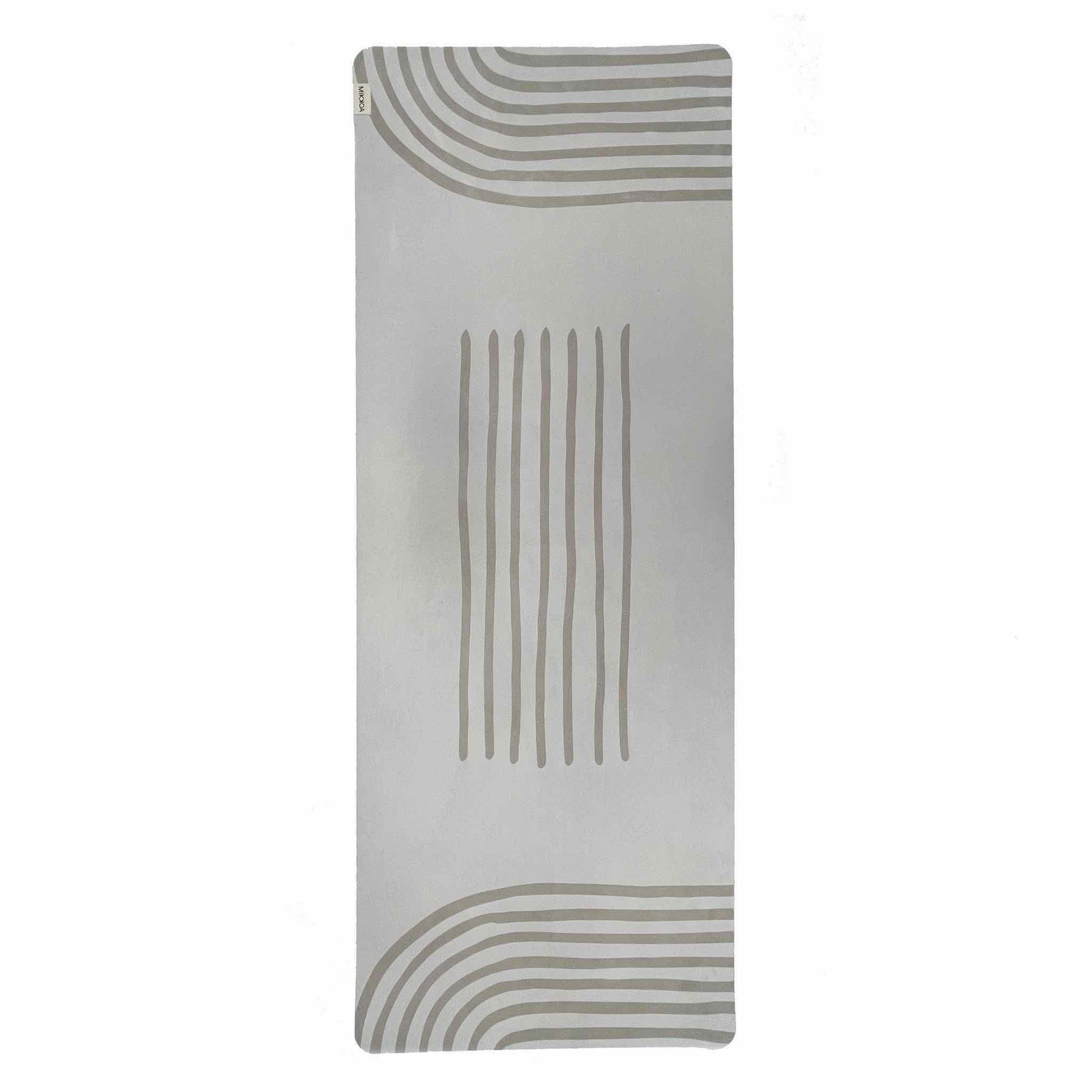 Lightweight Yoga Mat-Stripe Yoga Mat Open Image-Mikkoa Cosmic Flow Travel Yoga Mat