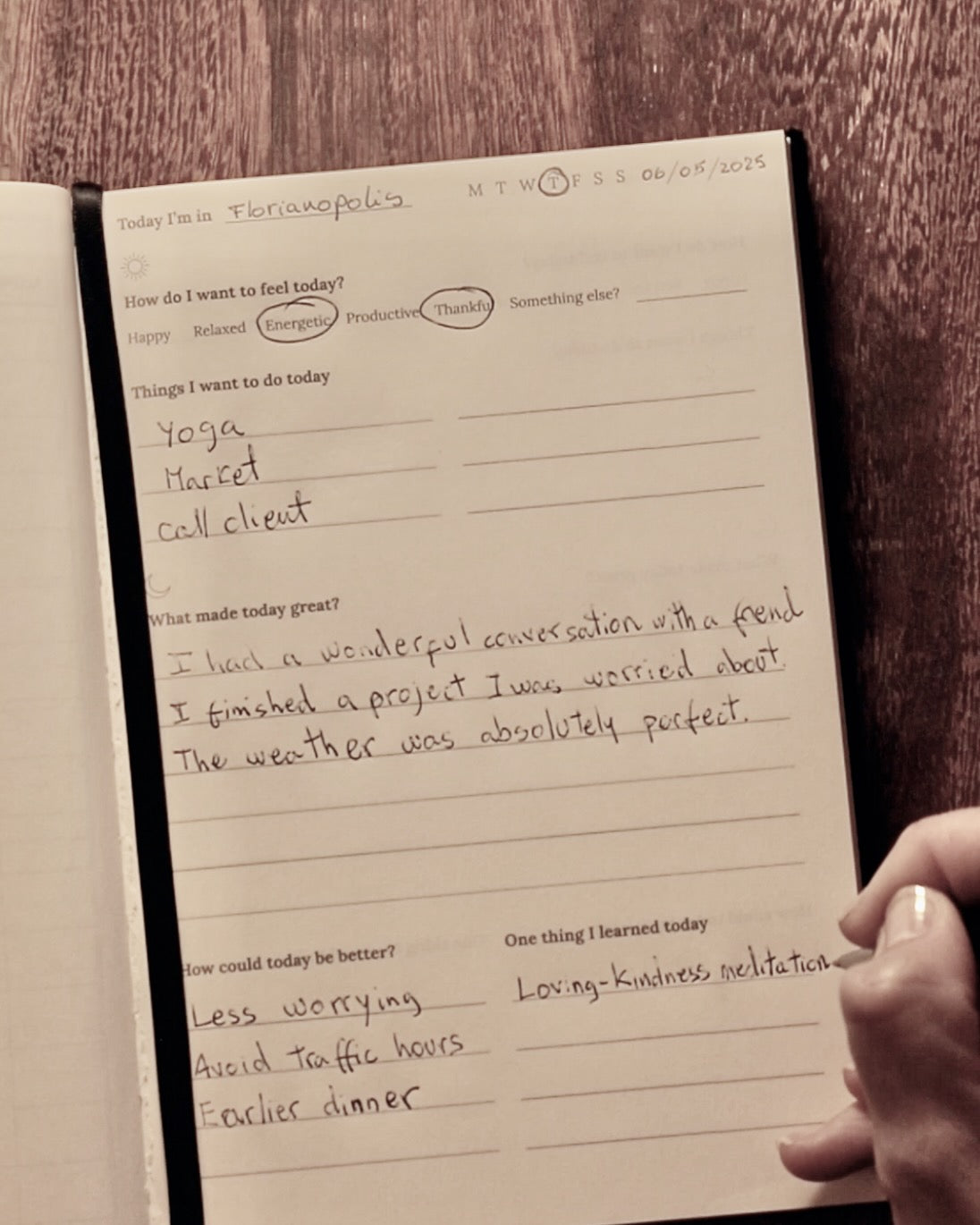 Mindful Travel Journal