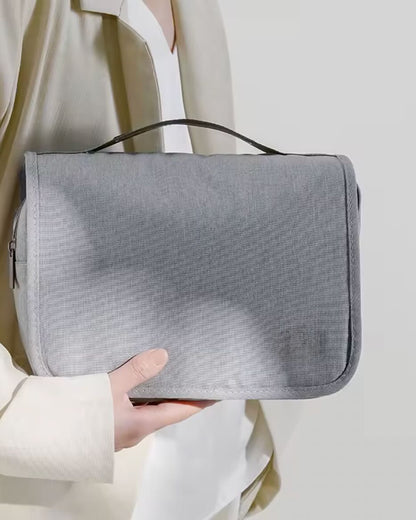 Travel Toiletry Bag - Foldable & Hanging Design