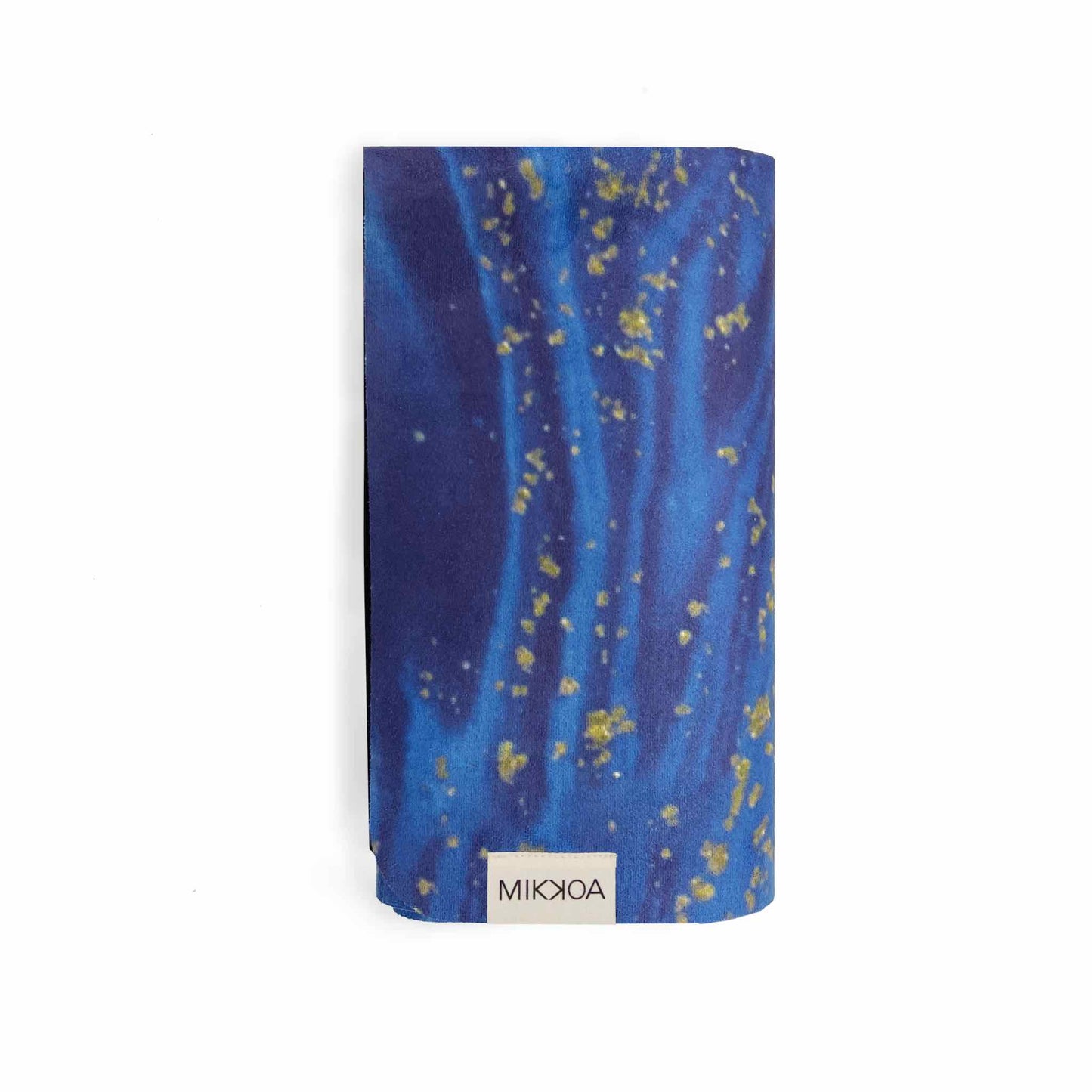 Best Foldable Yoga Mat-Folded Dark Blue Yoga Mat-Mikkoa Midnight Ocean Yoga Mat