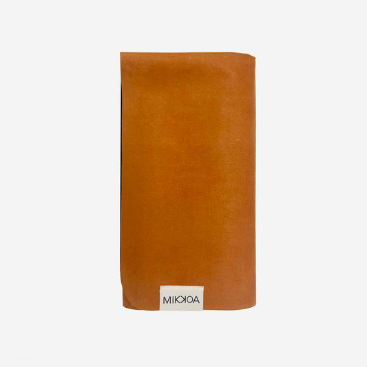 Foldable Travel Yoga Mat-Orange Folded Yoga Mat-Mikkoa Ginger Travel Yoga Mat